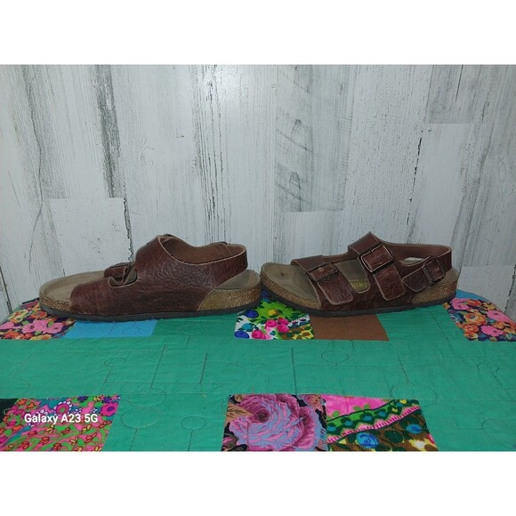 Birkenstock Milano Sandal Cortina Brown Size 42 Men's 9 Women's 11 - Picture 6 of 10